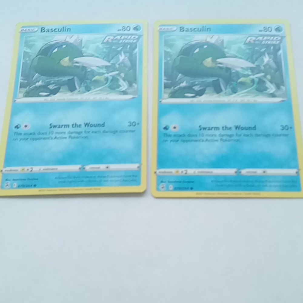 Basculin Pokemon Cards